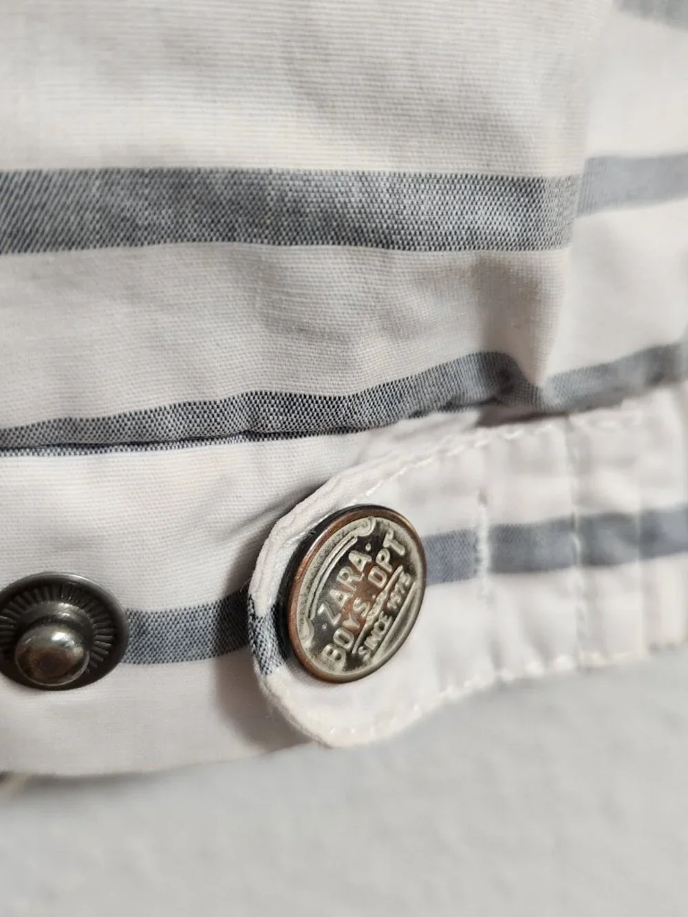 Zara Boys | Kid's Nautical Stripe Seafarer Rain Jacket Hood 6/7 - Picture 5 of 6